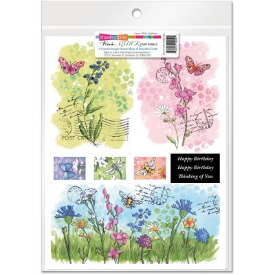 Stampendous Quick Card Panels - Wildflowers